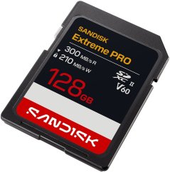 SanDisk Extreme PRO SDXC 128 GB Class 10 UHS-II/U3 V60 (SDSDXEM-128G-GN4IN)