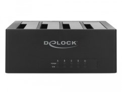 Delock DeLOCK 63930, HDD, SSD, Serial ATA, 2.5,3.5", USB 3.2 Gen 1 (3.1 Gen 1) Type-B, Black, 5 Gbit/s