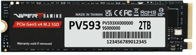 Patriot Viper PV593 2TB M.2 2280 PCI-E x4 Gen5 NVMe (PV593P2TBM28H)
