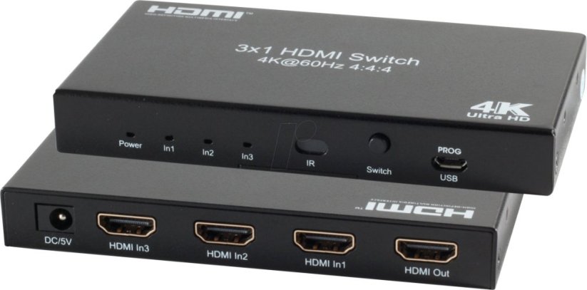 Shiverpeaks Professional HDMI Switch 3xIN 1xOUT 4K2K 60Hz (SP05-20001)