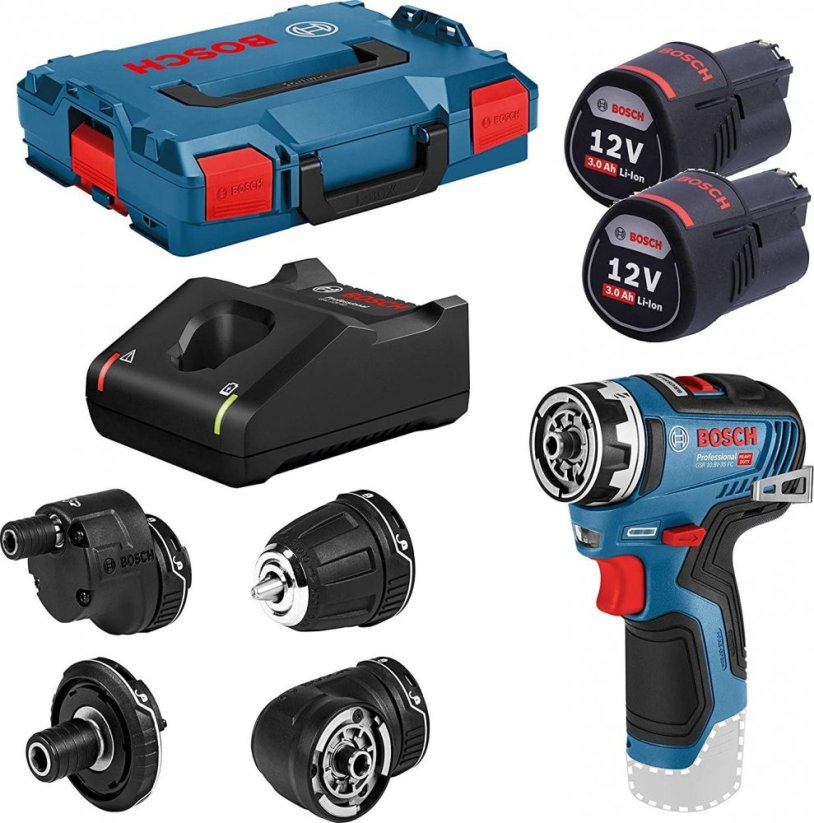 Bosch GSR 12V-35 FC 12 V 2 x akumulator 3 Ah (06019H3000)