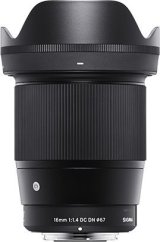 Sigma Sigma 16 mm F1.4 DC DN, Telephoto zoom lens, 16/13, Canon EF-M, Sony E, Auto focus
