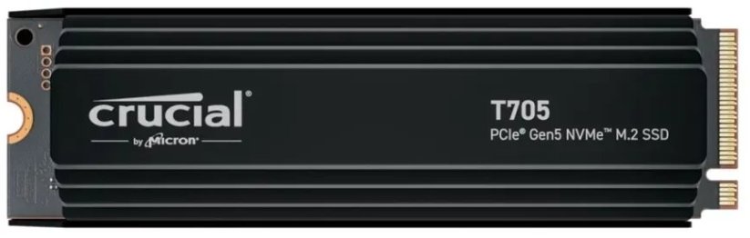 Crucial „Crucial T705 M.2 PCI-e 5.0 NVMe 1TB“ radiatorius