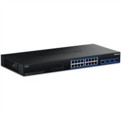 TRENDnet Prepínač TEG-S50204, 20 portów 2,5 Gb/s z portami 10 Gb/s SFP+