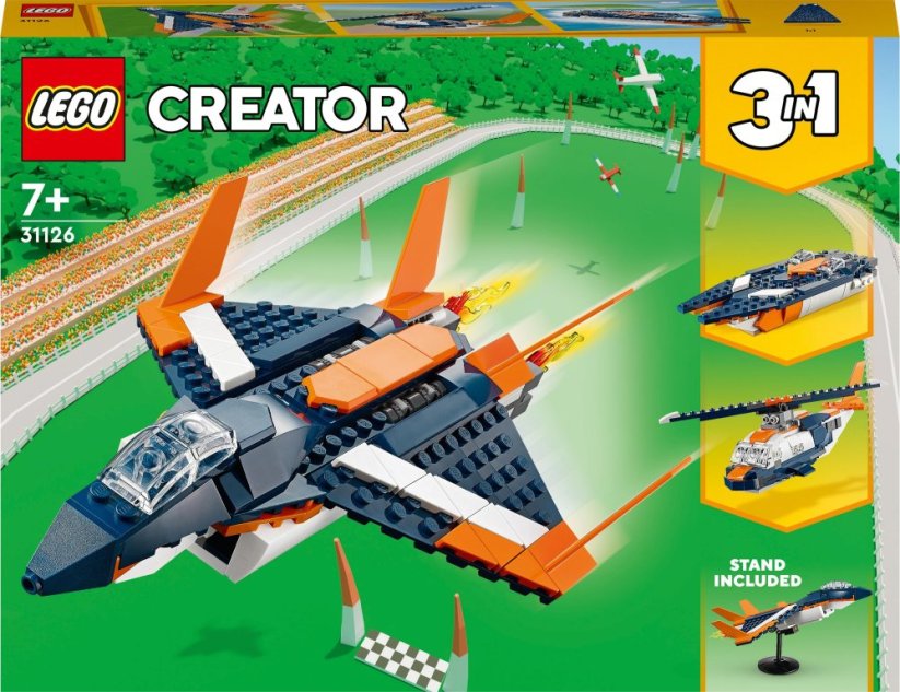 LEGO Creator 3 w 1 Odrzutowiec naddźwiękowy (31126)