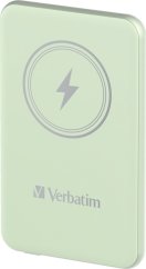 Verbatim Powerbank Verbatim Charge 'n' Go Magnetic Wireless 5000mAh USB-C PD 3.0 Green