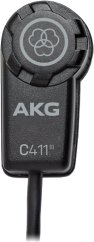 AKG C411 L Čierny Mikrofon gitarowy