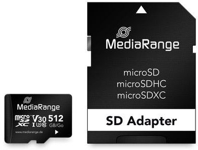 MediaRange MR947 MicroSDXC 512GB UHS-I Klasa 10