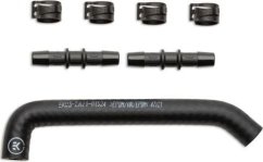 EK Water Blocks EK Water Blocks EK-Pro Tubing 17/10mm, Reinforced, EPDM, Preformed 45°/90° - schwarz