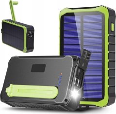 Denver Powerbank solarny Denver PSO-10012 10000mAh z dynamem na korbkę