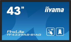 iiyama IIYAMA 108cm  (43") TF4339AS-B1AG 16:9 M-Touch 2xHDMI+DP+USB