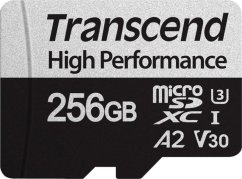 Transcend 340S MicroSDXC 256 GB Class 10 UHS-I/U3 A2 V30 (TS256GUSD340S)