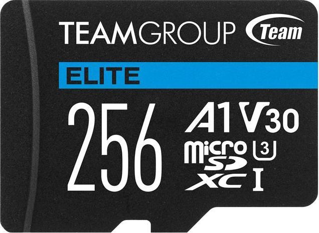 TeamGroup Elite MicroSDXC 256 GB Class 10 UHS-I/U3 A1 V30 (TEAUSDX256GIV30A103)