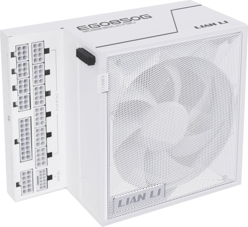 Lian Li EDGE GOLD 850 80 PLUS Gold Netzteil, PCIe 5.1, ATX 3.1 - 850 Watt, wei