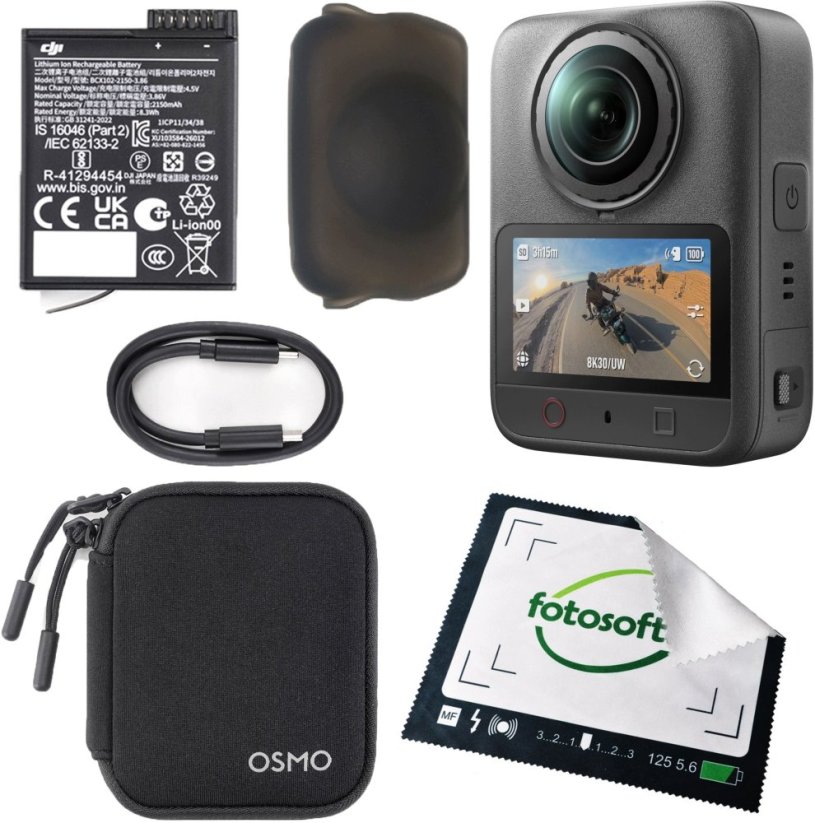 DJI Osmo 360 Standard Combo Čierna