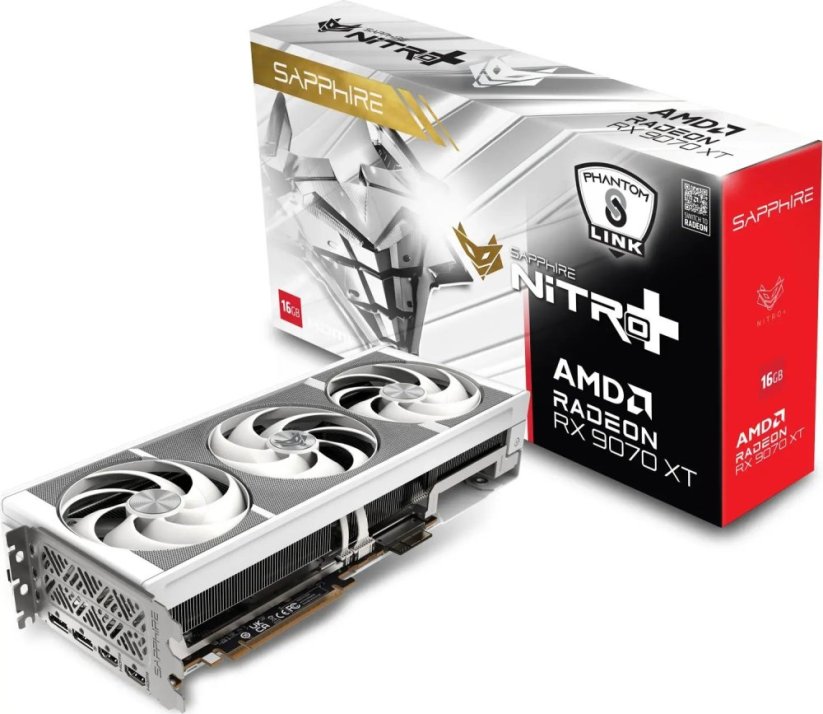 Sapphire Nitro+ Radeon RX 9070 XT PhantomLink Polar Edition 16GB GDDR6 (11348-09-20G)
