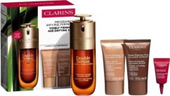 Clarins Set Clarins: Double Serum, Age-Defying, Daily, Serum, For Face, 50 ml + Extra-Firming, Firming, Day, Cream, For Face, 15 ml + Extra-Firming, Collagen, Firming, Night, Cream, For Face, 15 ml + Total Eye, Lifting, Eye Cream, 3 ml For Women
