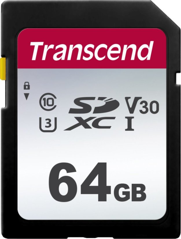 Transcend 300S SDXC 64 GB Class 10 UHS-I/U3  (TS64GSDC300S)