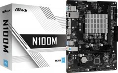 ASRock ASROCK N100M Intel Q-Core N100 1xDDR4 2xSATA G-LAN retail