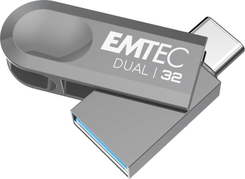Emtec D280 Dual 32GB strieborný (ECMMD32GD283)