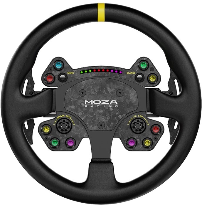 Moza MOZA RS V2 Lenkrad, Rund - Leder (33 cm)