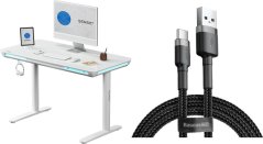 SENSE7 Biurko elektryczne NOMO + kabel usb