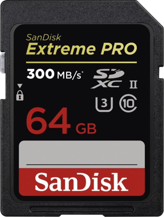 SanDisk Extreme PRO SDXC 64 GB Class 10 UHS-II/U3  (SDSDXDK-064G-GN4IN)