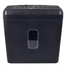 OfficeProducts Niszczarka, ścinki, do 5 kartek A4, koš 8l, Čierna