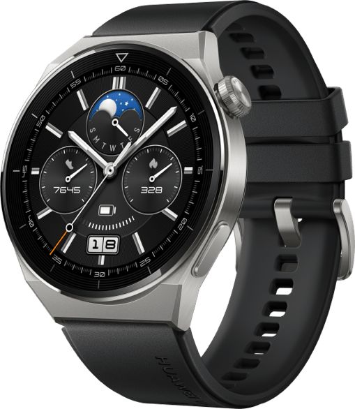 Huawei Watch GT 3 Pro Sport 46mm Čierny Active Fluorubber