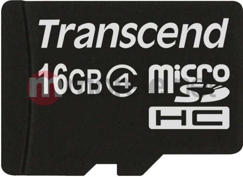 Transcend MicroSDHC 16 GB Class 4  (TS16GUSDC4)