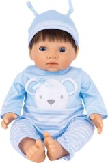 Pearson Education Limited TINY TREASURES, Blue Bear Doll, Brown Hair