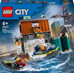 LEGO City Policyjna motorówka i kryjówka złodziejaszków (60417)