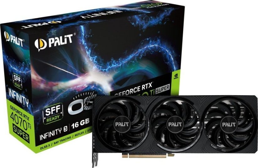 Palit GeForce RTX 4070 Ti SUPER Infinity 3 OC 16GB GDDR6X (NED47TSS19T2-1043S)