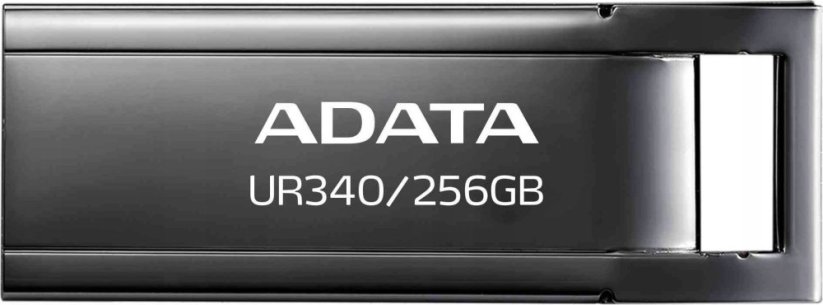 ADATA MEMORY DRIVE FLASH USB3.2 256G/BLACK AROY-UR340-256GBK ADATA