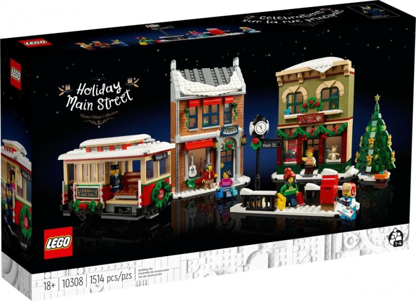 LEGO Icons Świąteczna główna ulica (10308)