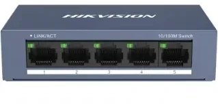 Hikvision Hikvision Pro Series DS-3E0105-O łącza sieciowe Nie zarządzany Fast Ethernet (10/100) Sivý