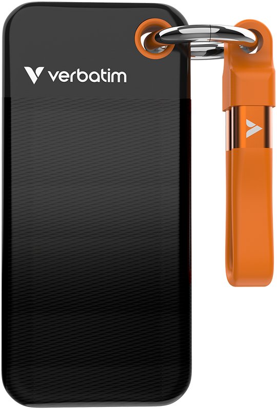 Verbatim Pocket 256GB Czarno-pomarańczowy (32418)