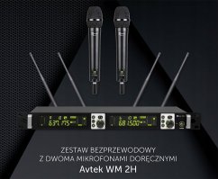 Avtek WM 2H Sada bezprzewodowy z dwoma mikrofonami doRučnými