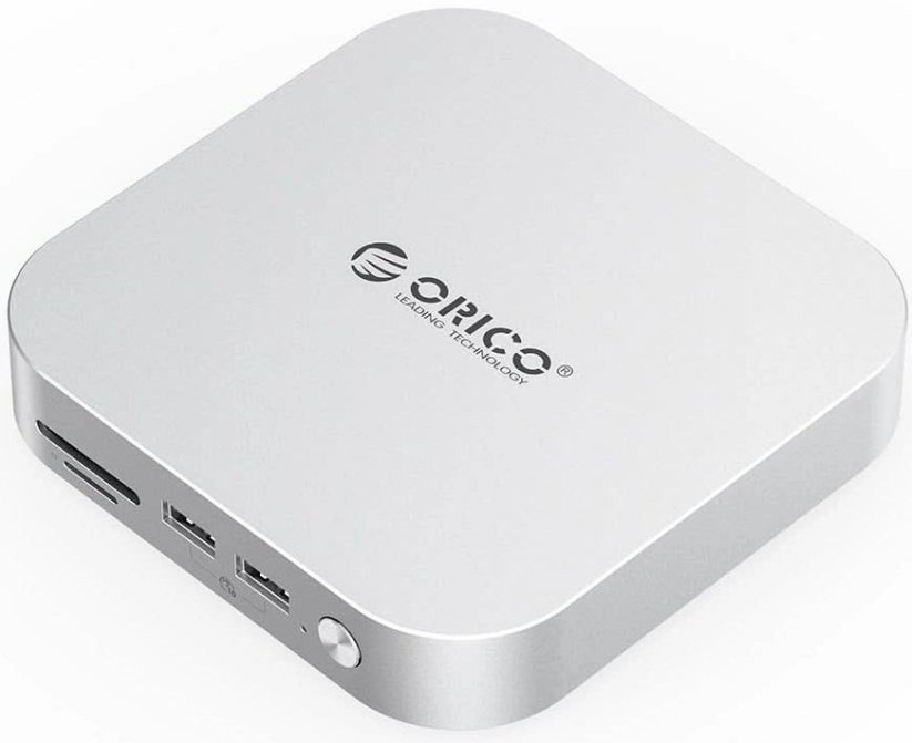 Orico MiniLink 9w1 z kieszenią M.2 SSD do Mac Mini (ORICO-M49P-EU-SV-BP)