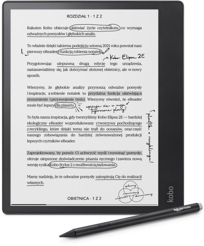 Kobo Elipsa 2E Bundle (N605-KU-BK-K-BU)