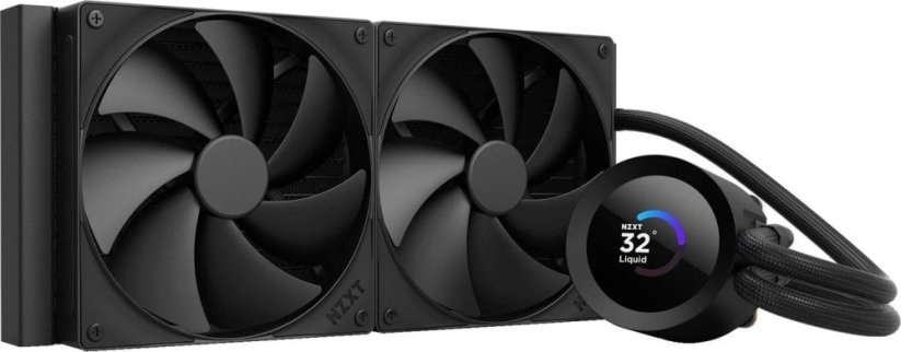Nzxt NZXT Kraken Plus 280 Procesor Chłodnica cieczy all-in-one 14 cm Čierny