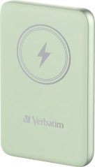 Verbatim Powerbank Verbatim Charge 'n' Go Magnetic Wireless 10000mAh USB-C PD 3.0 Green