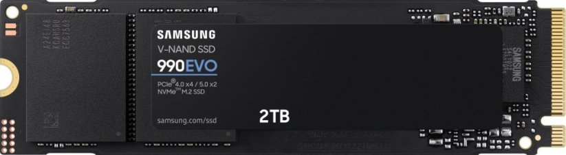 Samsung 990 EVO 2TB M.2 2280 PCI-E x4 Gen4 NVMe (MZ-V9E2T0BW)