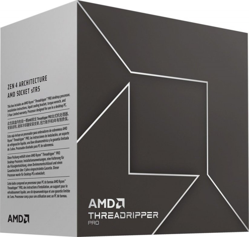 AMD AMD Ryzen ThreadRipper PRO 7975WX - 4 GHz - 32 Kerne - 64 Threads - 128 MB Cache-Speicher - Socket sTR5 - PIB/WOF