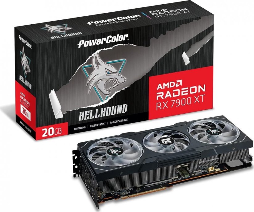 Power Color Hellhound Radeon RX 7900 XT 20GB GDDR6 (RX 7900 XT 20G-L/OC)