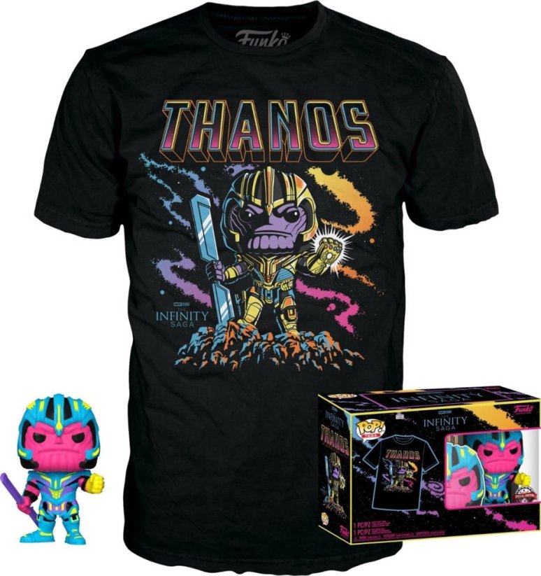 XXX_Funko (właściwy Funko Pop) Funko! POP AND TEE Marvel Thanos (BKLT) L
