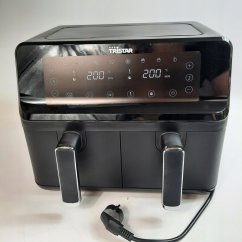 Tristar Tristar Double Basket Airfryer | FR-9026 | Power 2700 W | Capacity 8 L | Black