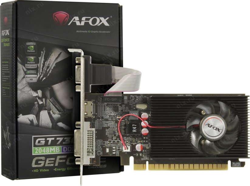 AFOX Geforce GT730 2GB GDDR3 (AF730-2048D3L8)