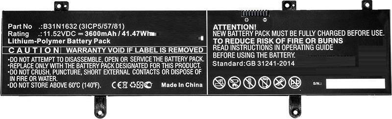 CoreParts Notebook Battery for Asus