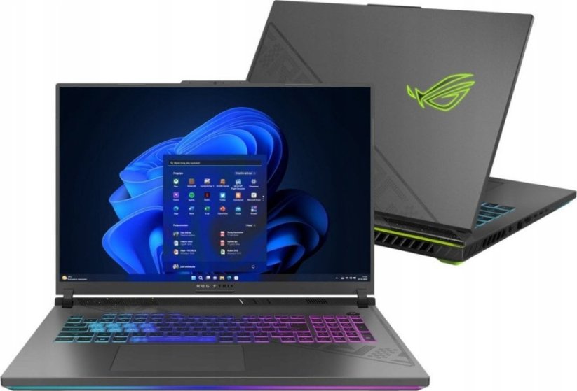 Asus Notebook ASUS ROG Strix G18 G814JI-N6106W i9-13980HX 18" WQXGA 240Hz 16GB 1000SSD RTX4070 W11